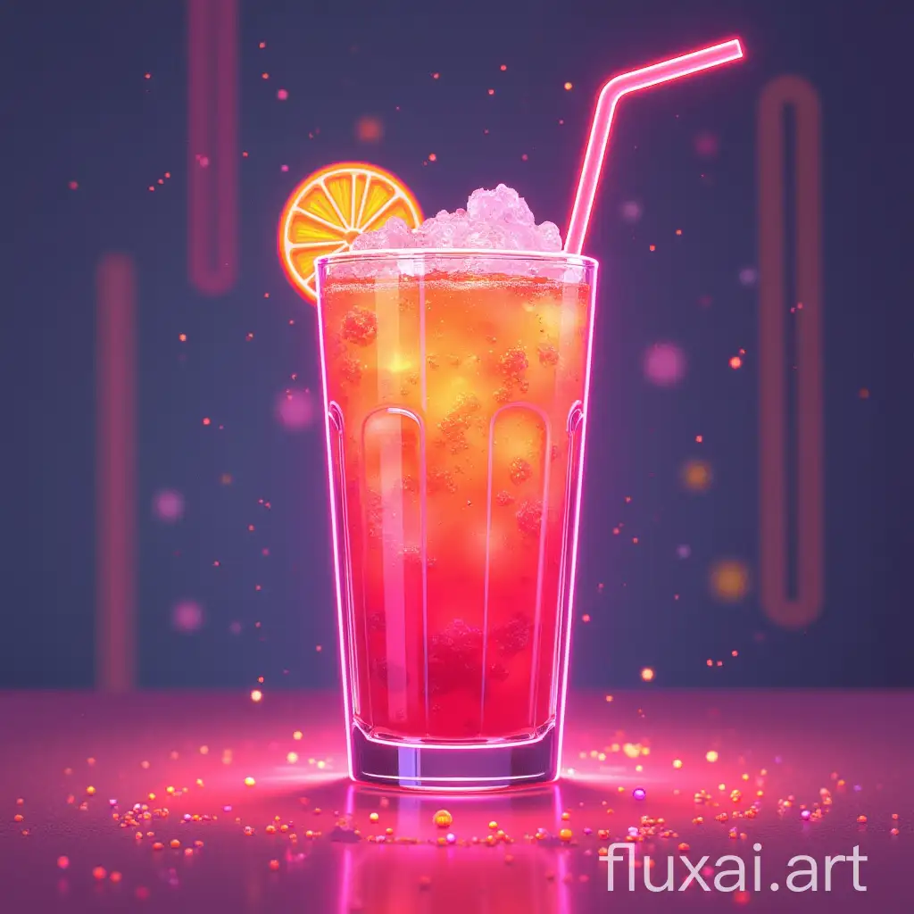 Neon flavored drink