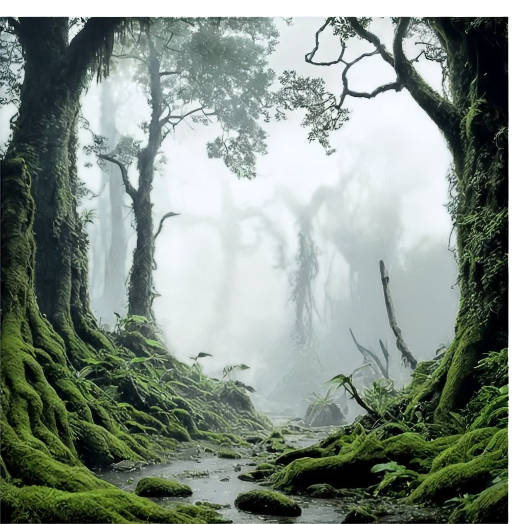 Eerie-Jungle-PNG-Image-Mysterious-Mist-Bioluminescent-Plants-and-Ancient-Ruins-in-Cinematic-Detail