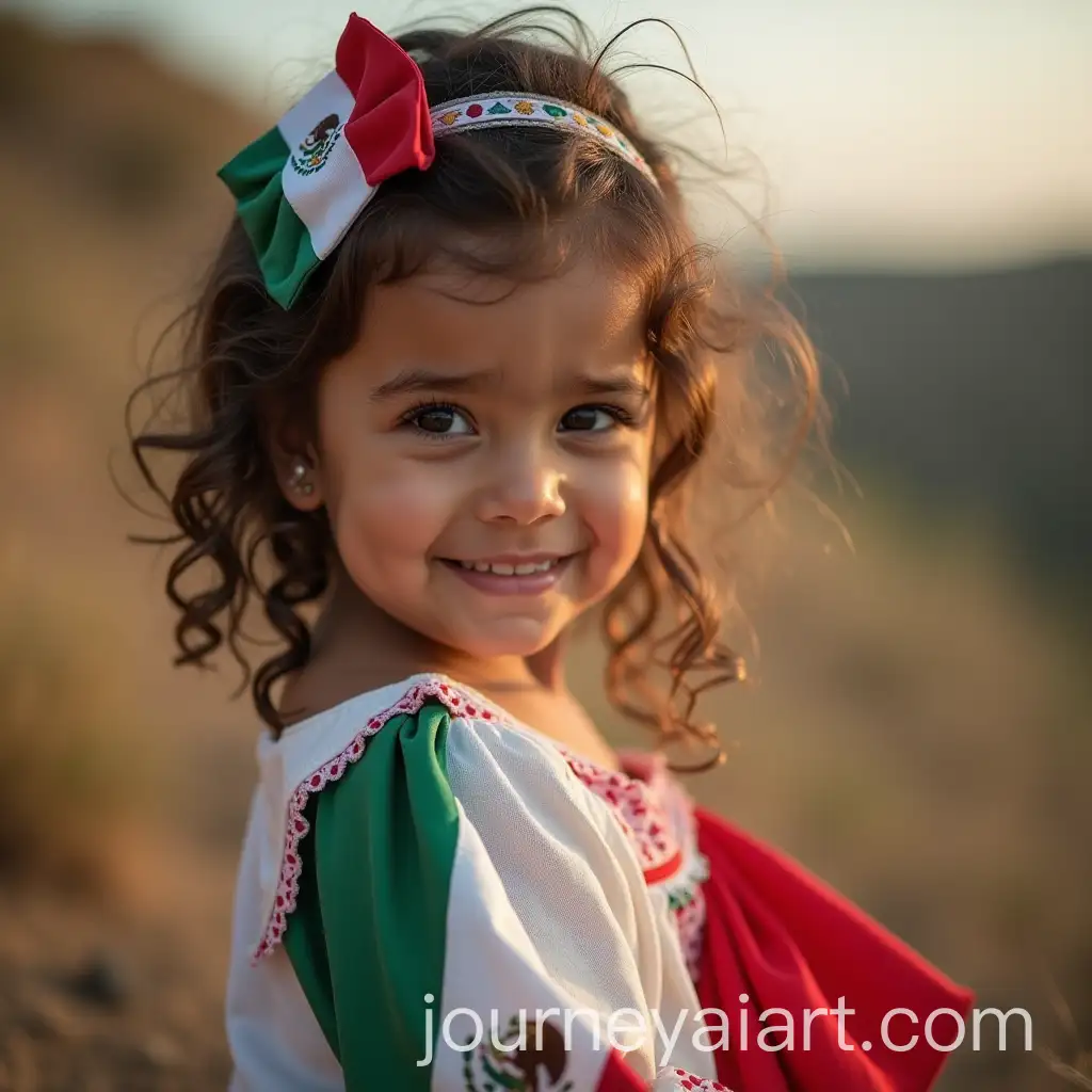Baby-Girl-Celebrating-Independence-Day-in-Mexico