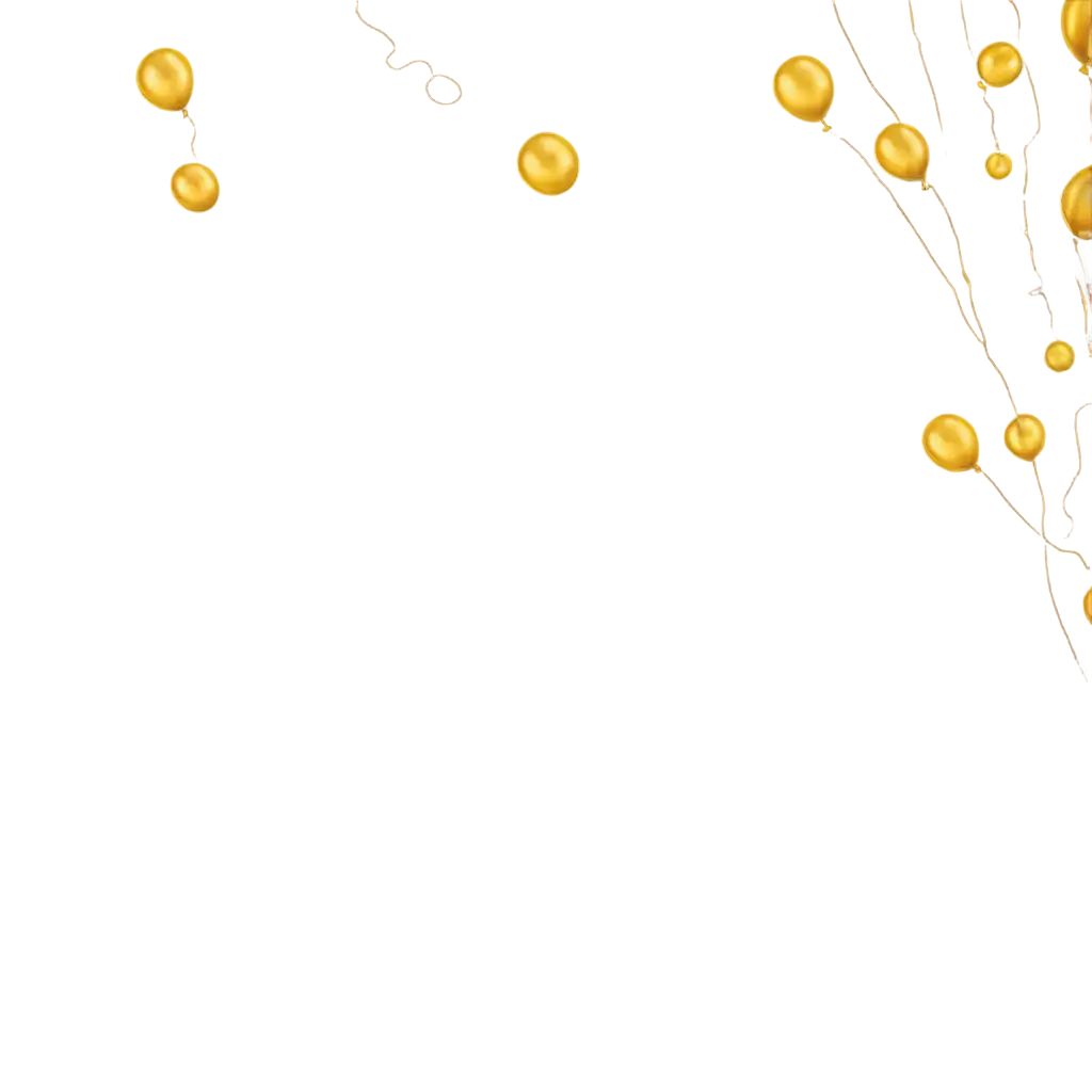 Golden-Balloons-PNG-HighQuality-Transparent-Image-for-Versatile-Uses