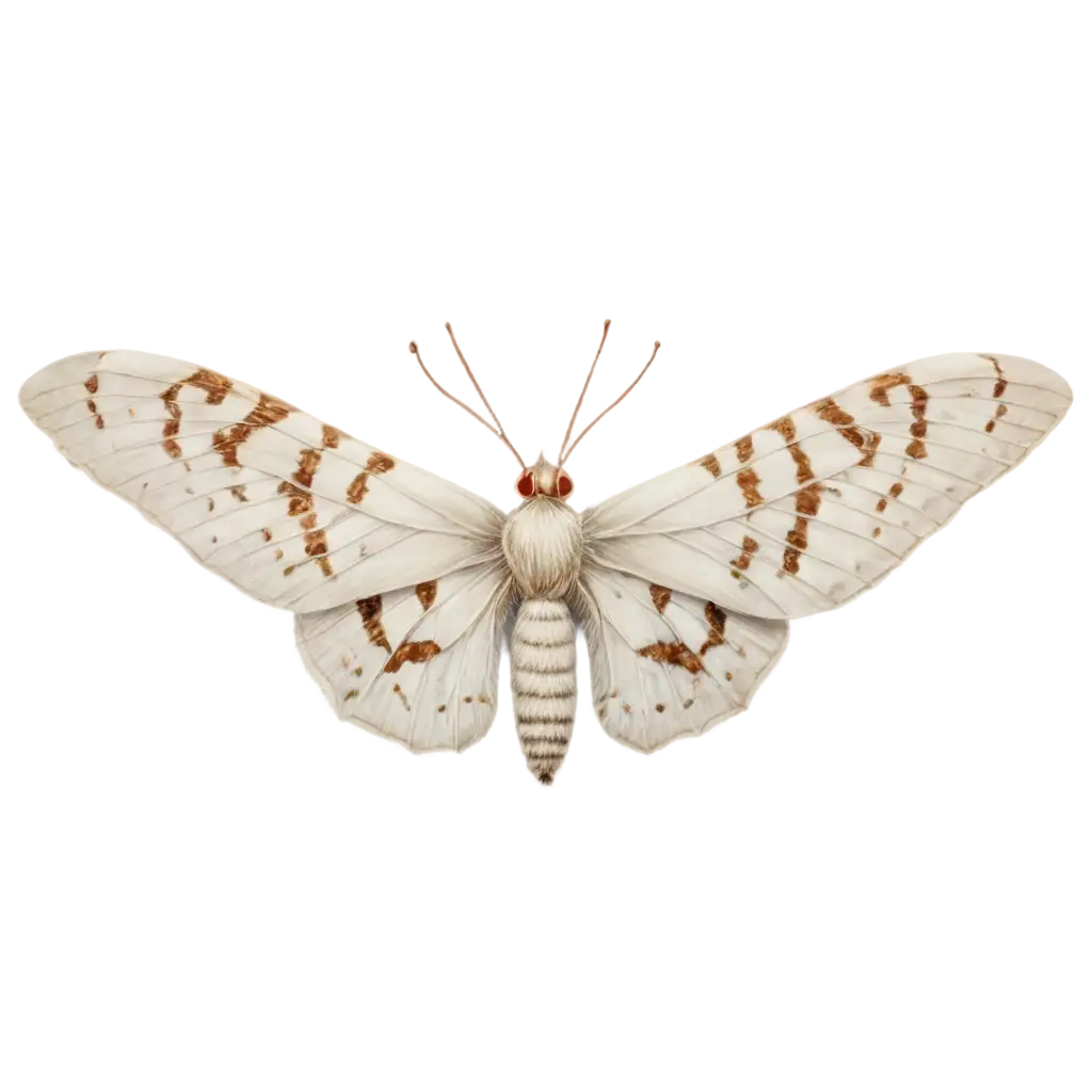 Realistic-White-Patterned-Moth-Insect-PNG-HighQuality-and-Detailed-Image-for-Creative-Projects