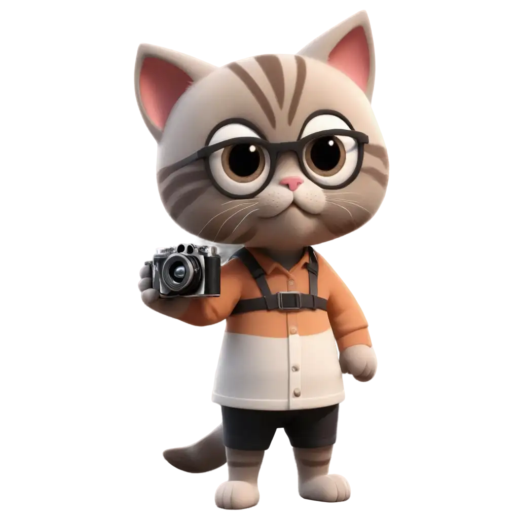 3D-PNG-Image-of-a-Cute-Little-Cat-Holding-a-Camera