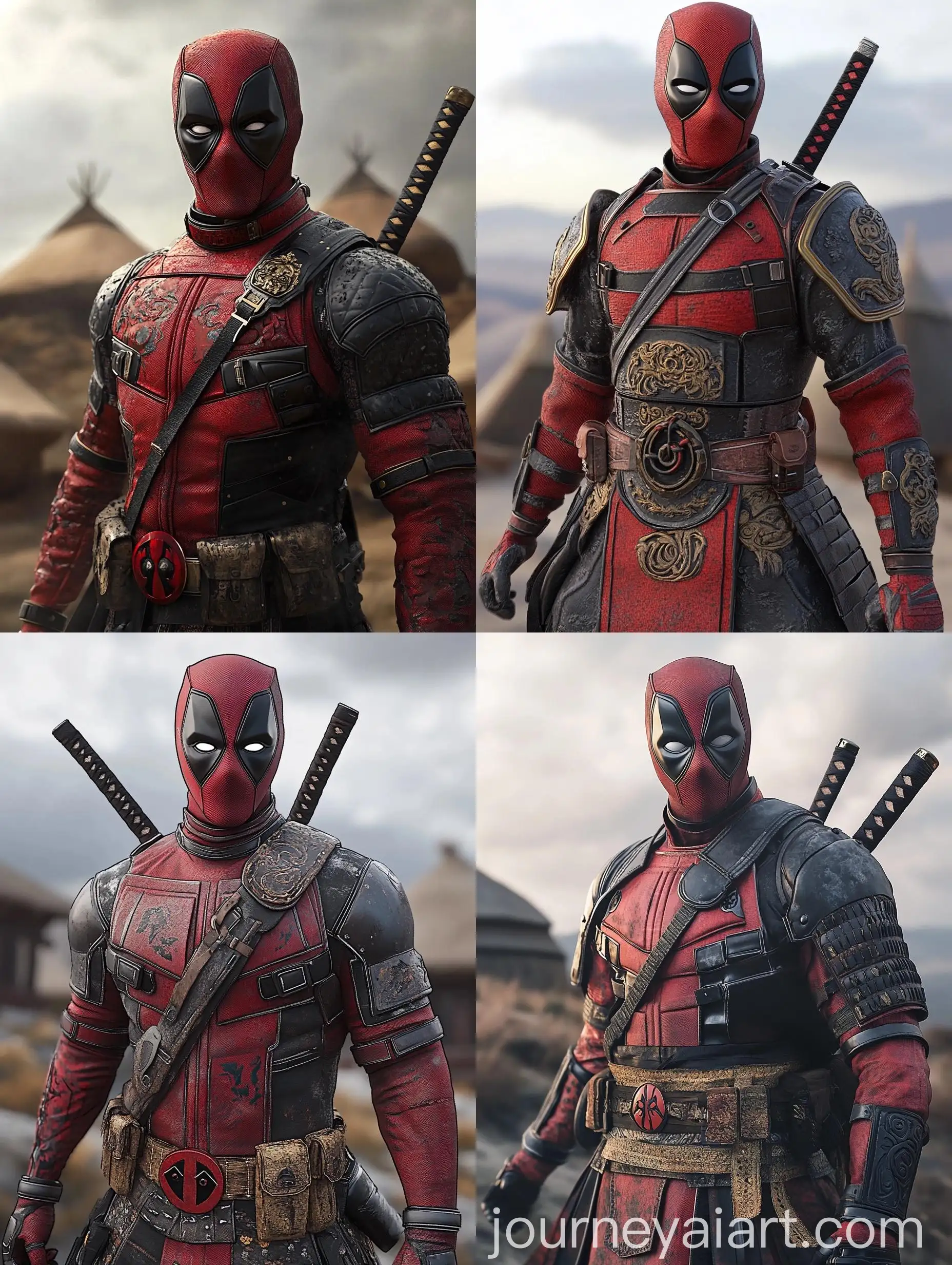 Realistic-Mongolian-Warrior-Character-Inspired-by-Deadpool