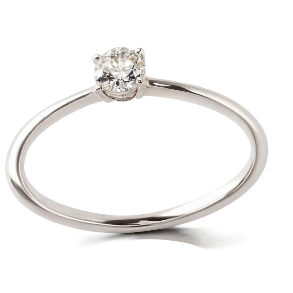 Stunning-PNG-Image-of-a-Beautiful-Silver-Ring-with-a-Large-Diamond-Perfect-for-HighQuality-Jewelry-Visuals