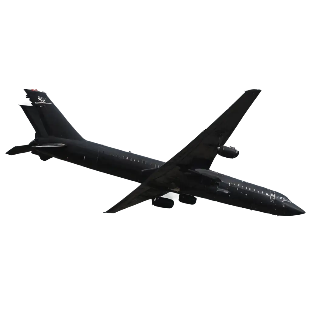 HighQuality-PNG-Image-of-a-Black-Aeroplane-Flying