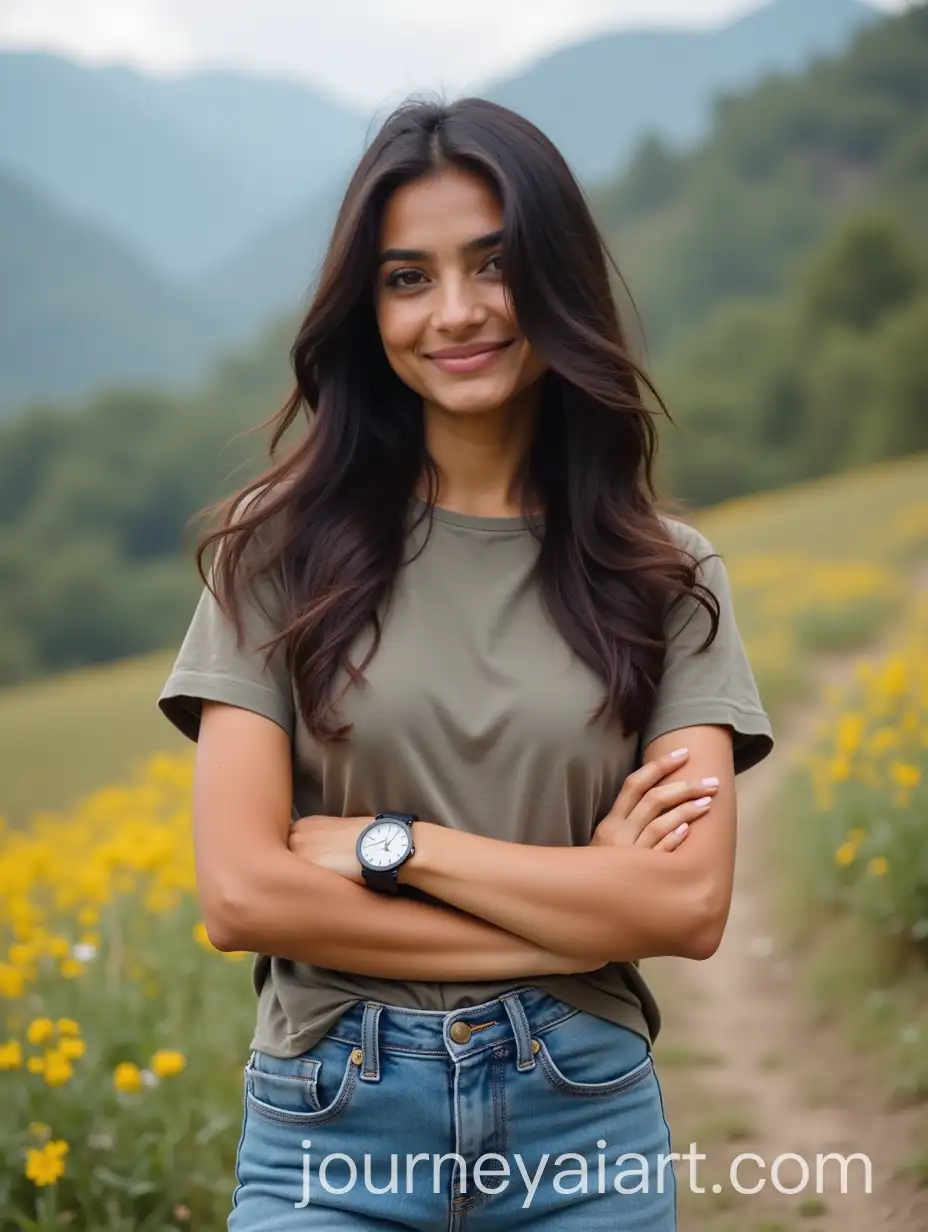 Stunning-Pakistani-Indian-Travel-Influencer-in-Casual-Style