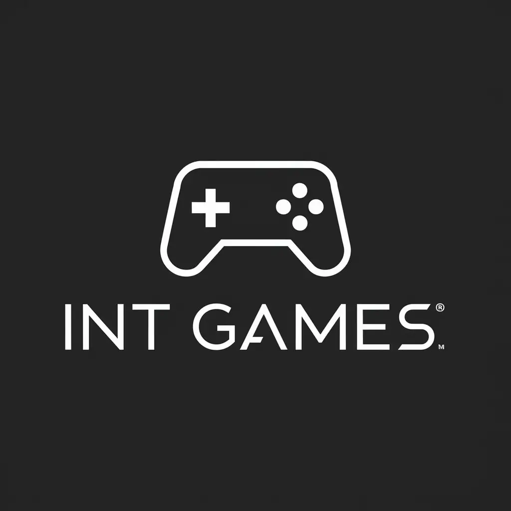 LOGO-Design-For-INT-Games-Minimalistic-Gamepad-Symbol-for-Game-Development-Industry