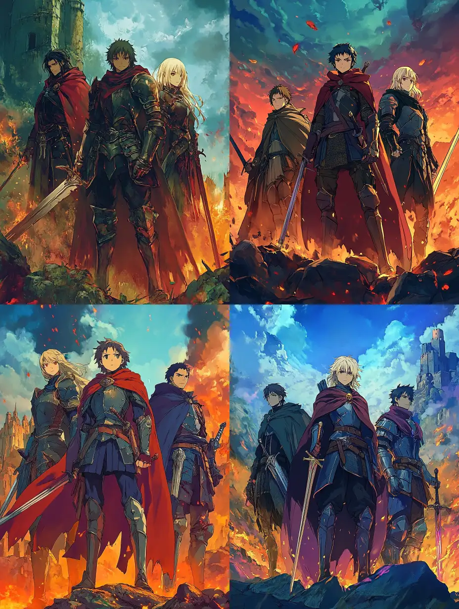 1990s-Anime-Style-RogueAI-Art-Prompt-Expansion-Mage-and-Knight-Ready-for-Battle