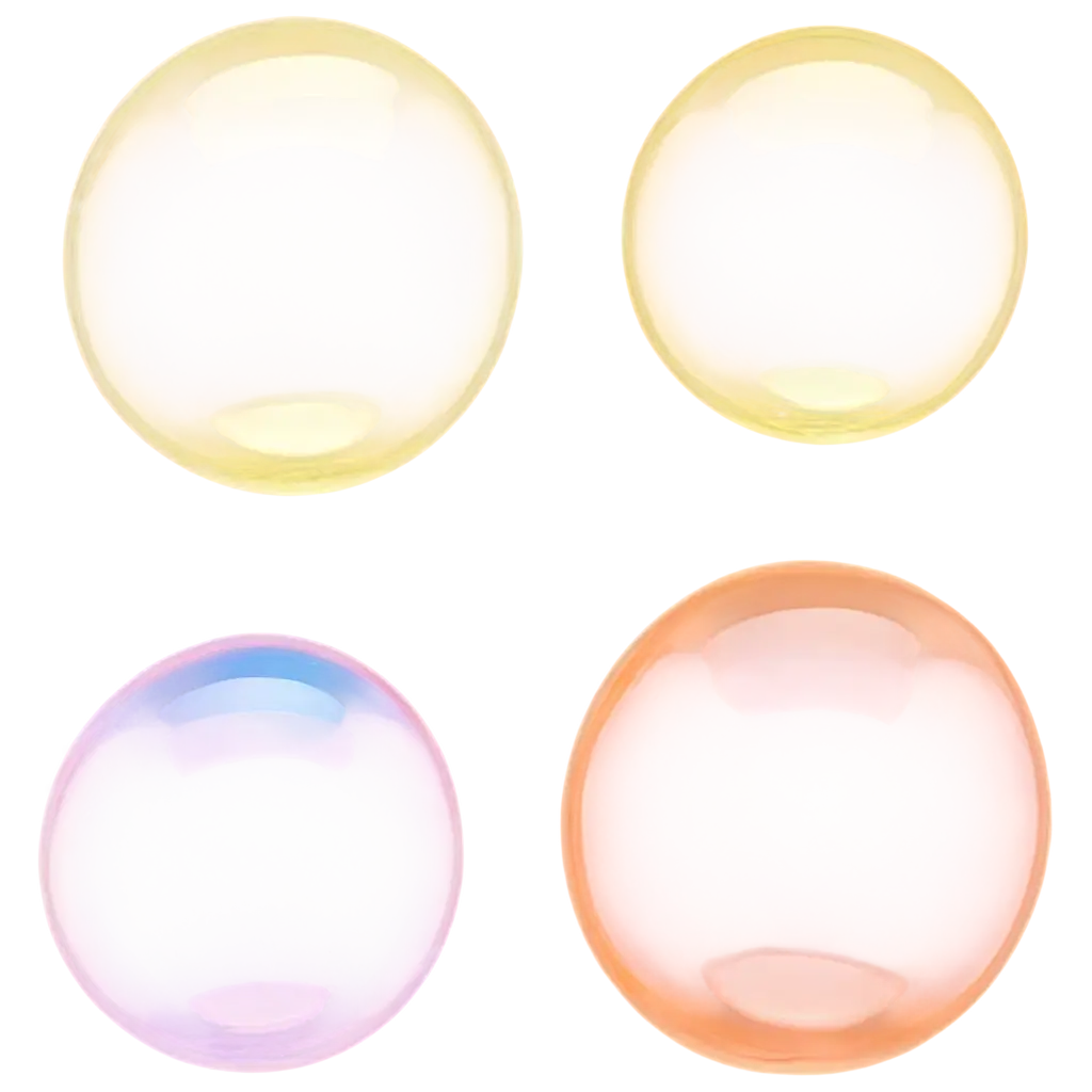 Round-Shaped-Soap-Bubbles-PNG-Image-for-Versatile-Use-in-Design-Projects