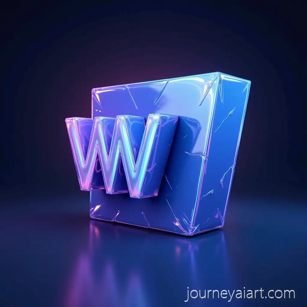 3D-Microsoft-Word-Logo-with-Futuristic-Effects-and-Dynamic-Background