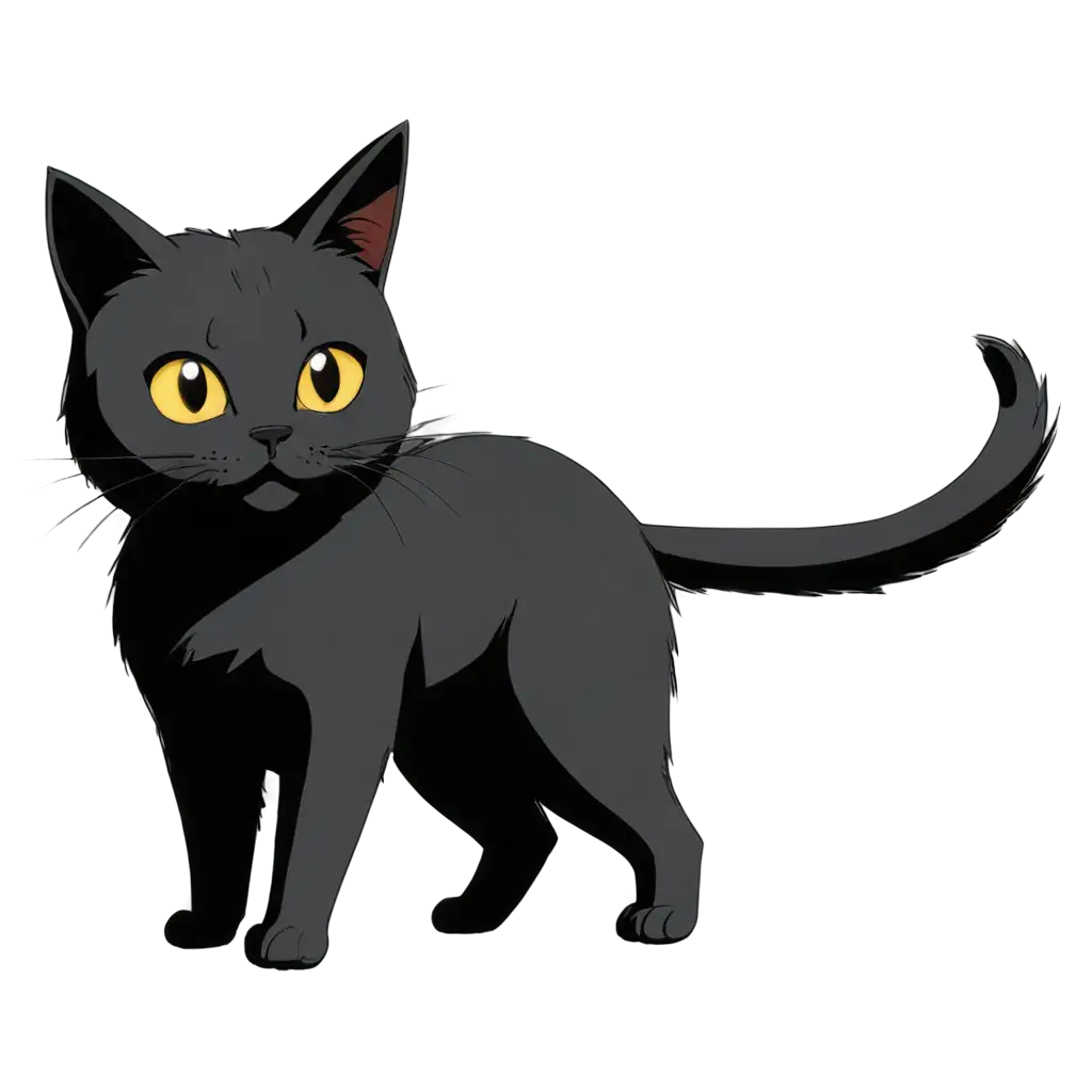 Black-Anime-Cat-PNG-Image-Enigmatic-and-Stylish-Illustration