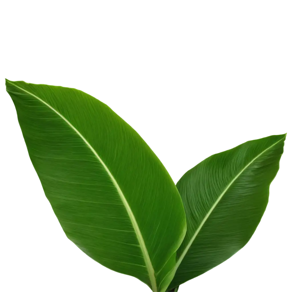 Vibrant-Banana-Leaves-PNG-HighQuality-Image-for-Versatile-Design-Applications