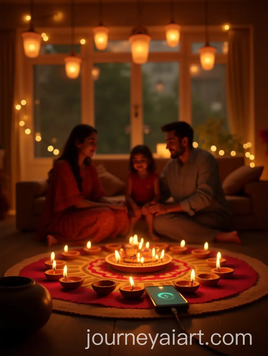 Family-Gathering-in-a-Cozy-Diwali-Celebration