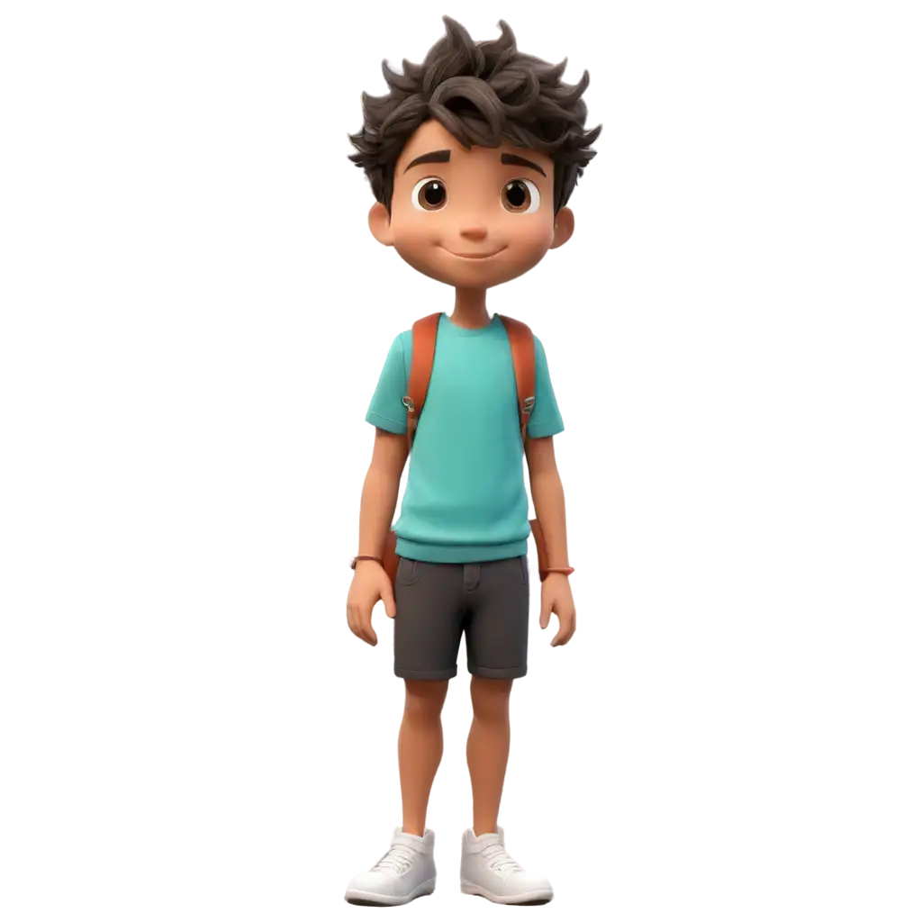 A cute Boy cartoon