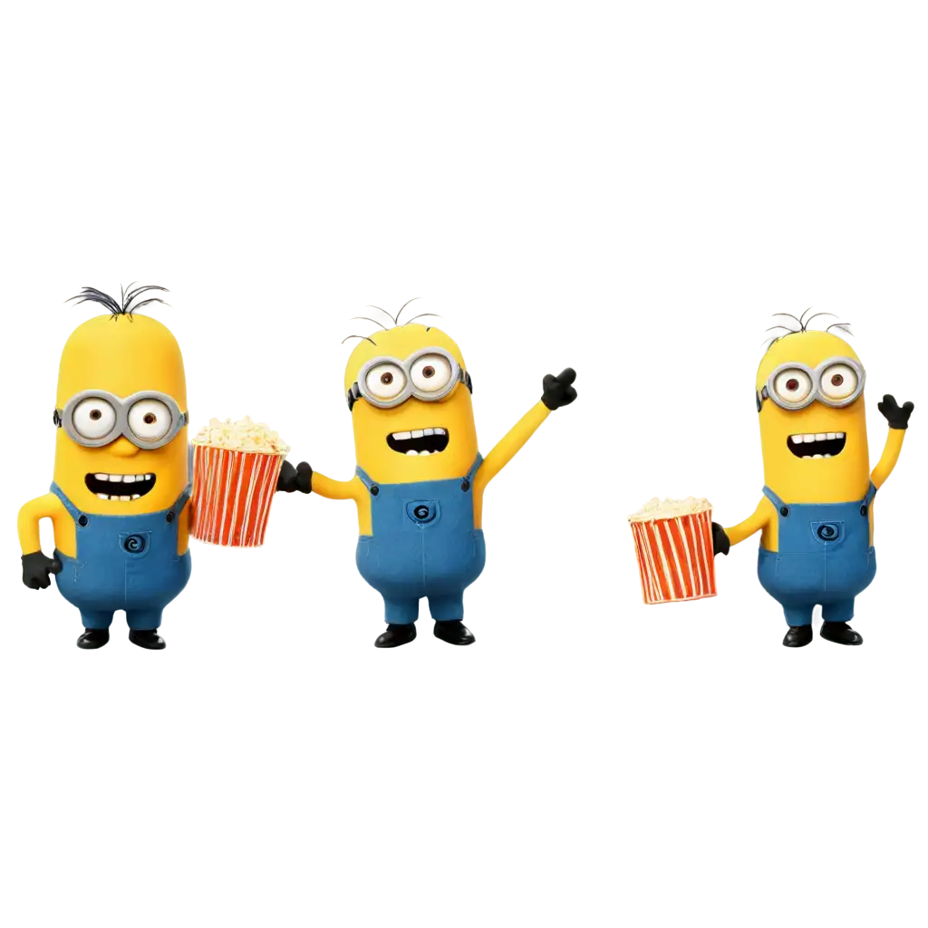 Minions and Simpsons are partying hard