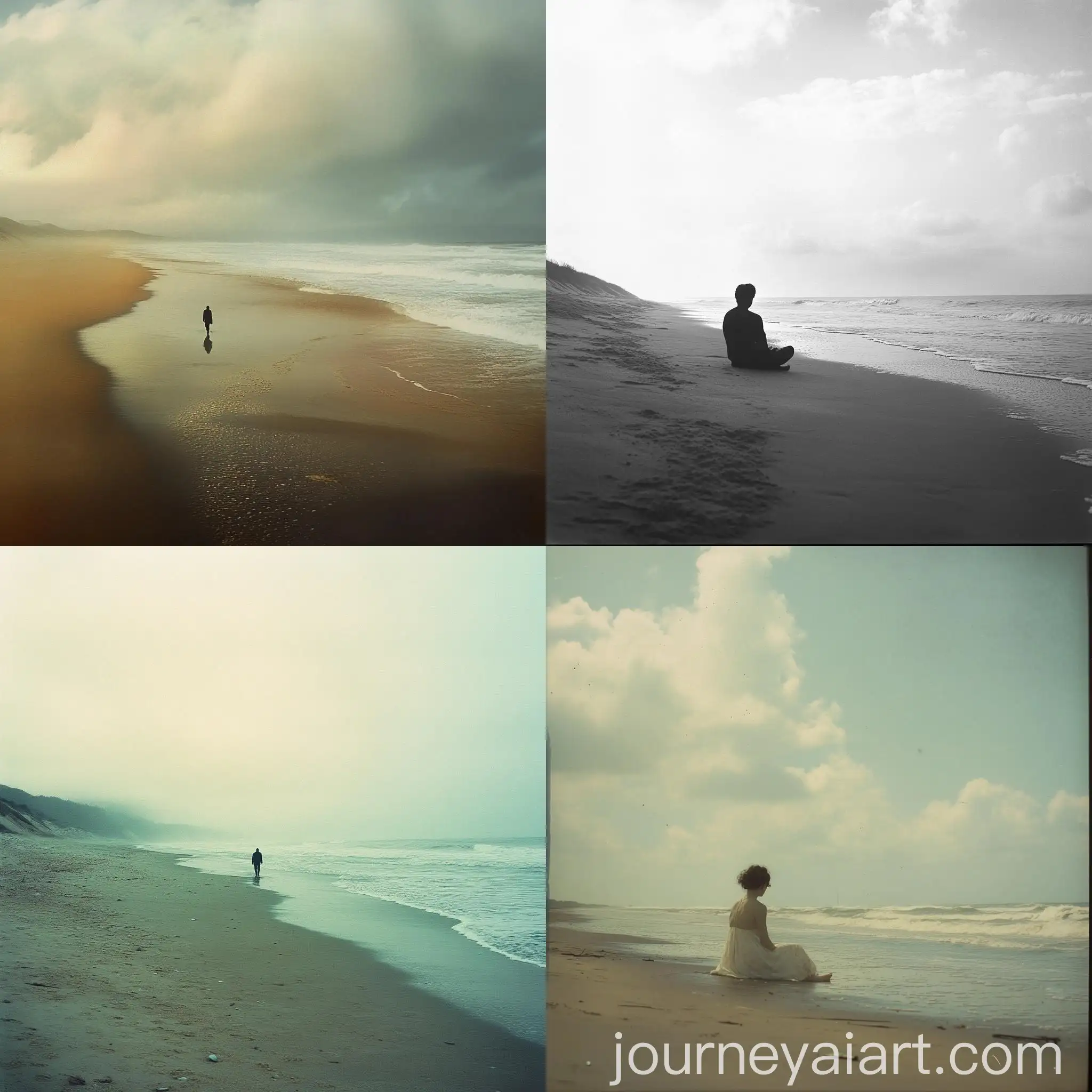 Solitary-Figure-Lost-on-a-Beach