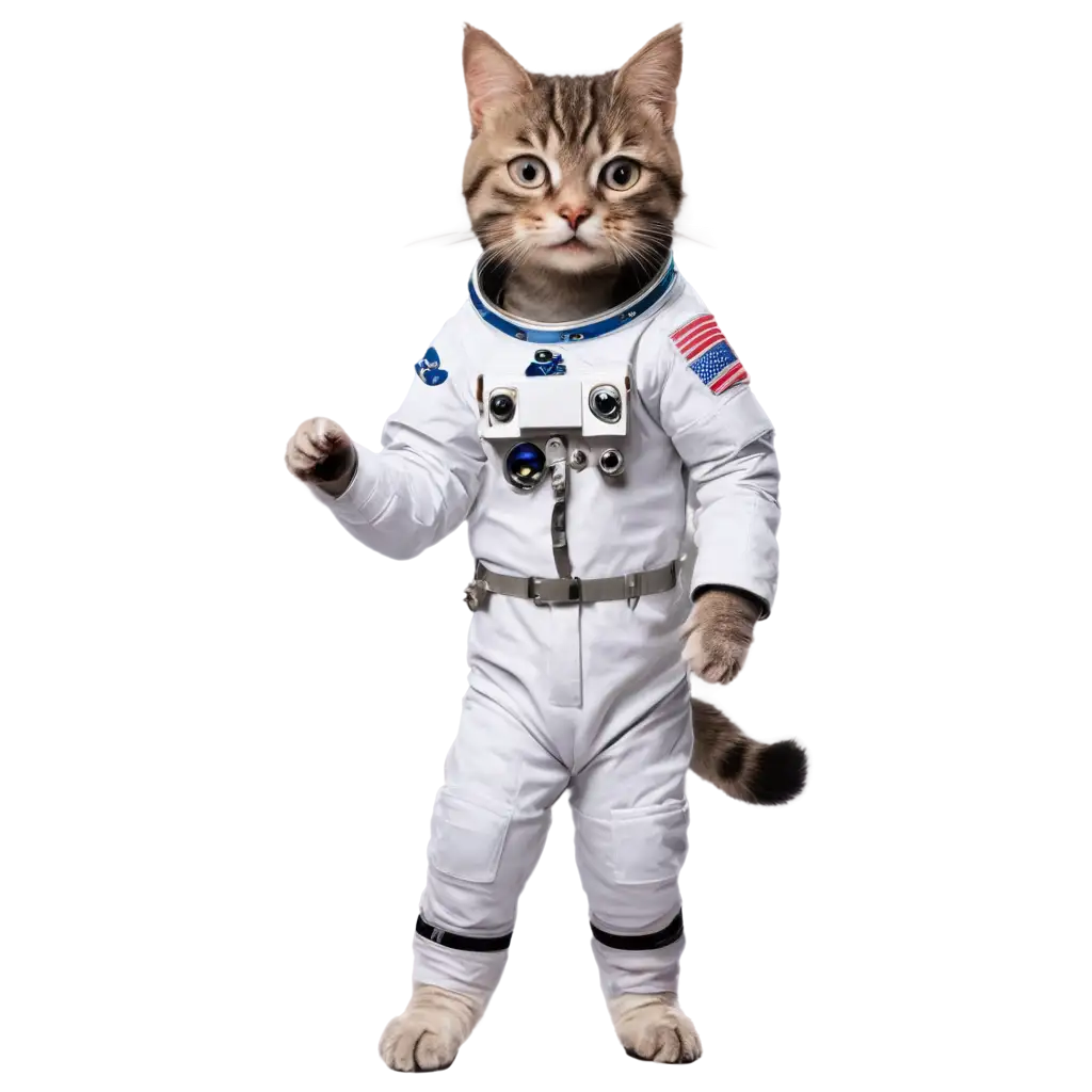 Astronaut-Cat-PNG-Image-Playful-and-Whimsical-Artwork-Featuring-a-Cosmic-Feline