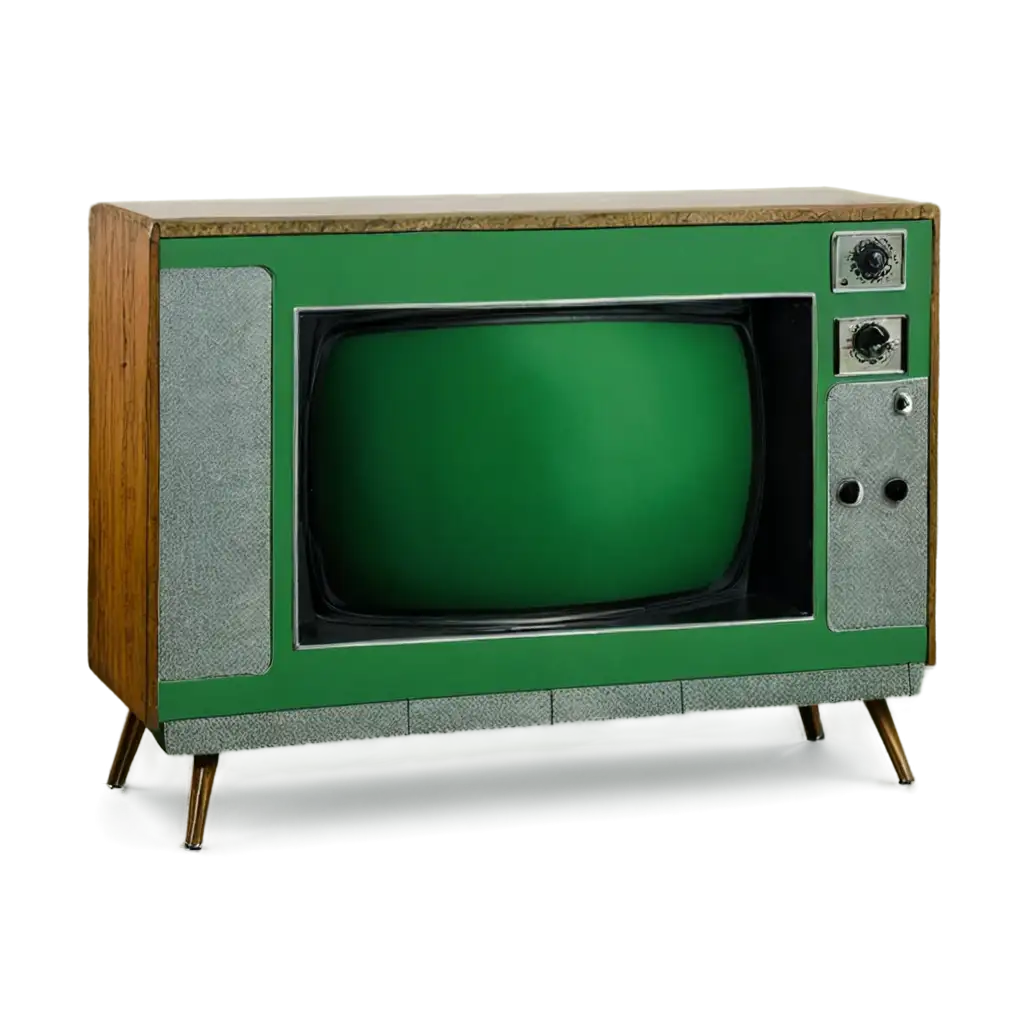 HighResolution-PNG-of-1961-Modular-Russian-Television-Console-with-Green-Screen-for-Creative-Projects