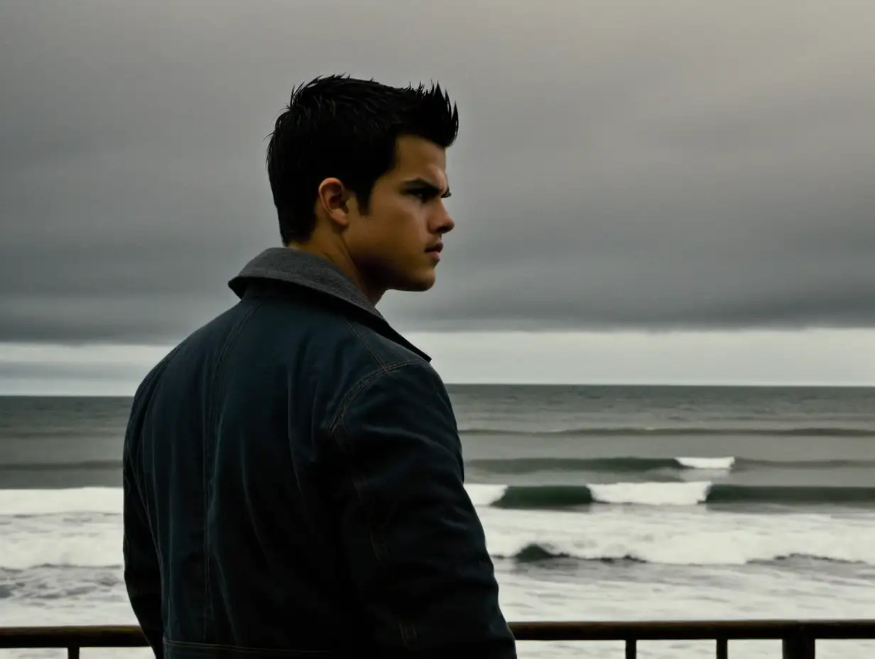 Jacob-Black-Alone-by-the-Ocean-in-the-Rain-at-La-Push-Beach