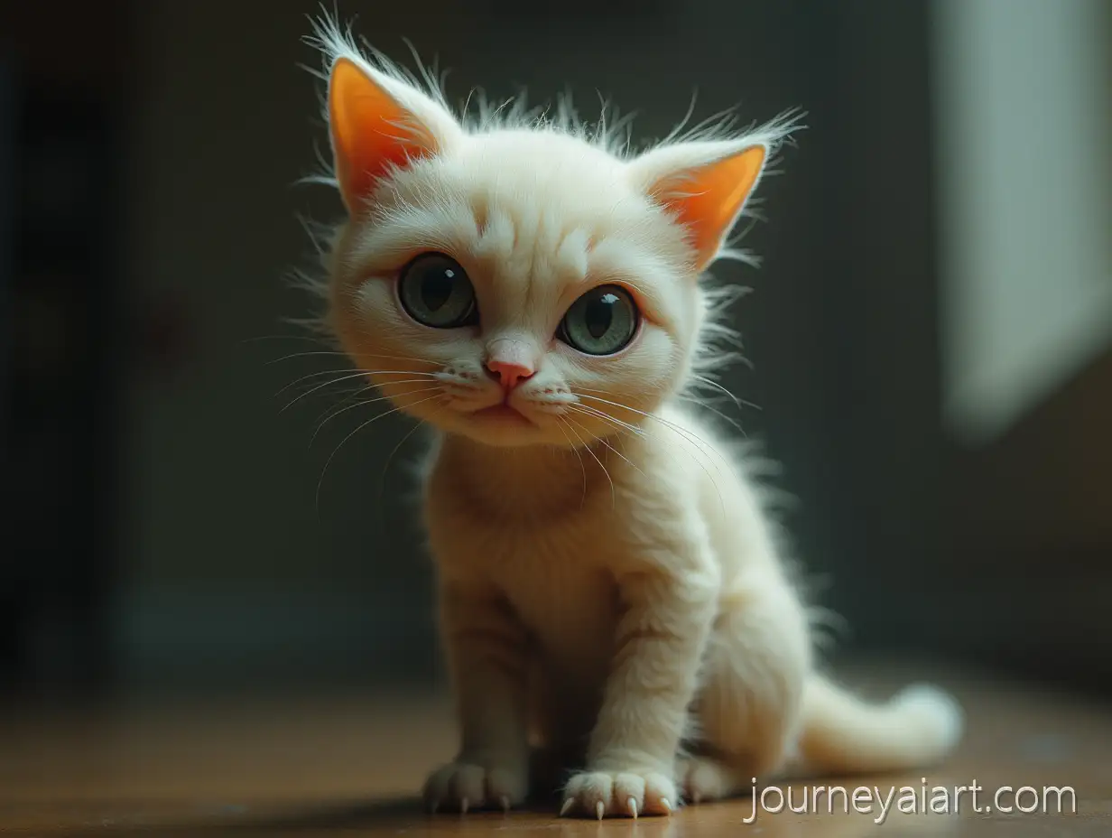 Futuristic-HumanCat-Alien-Creature-in-SciFi-Environment