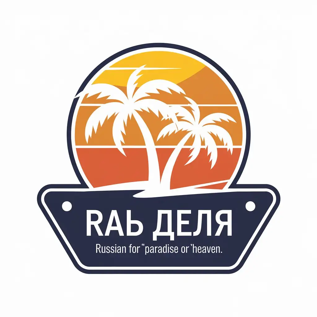 LOGO Design For RAI Russian for PARADISE or HEAVEN