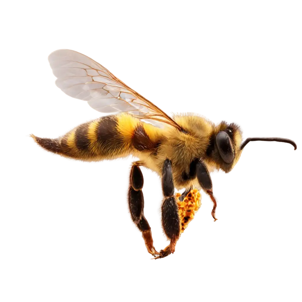 Vivid-Bee-Flying-PNG-Image-Enhance-Your-Content-with-Stunning-Clarity