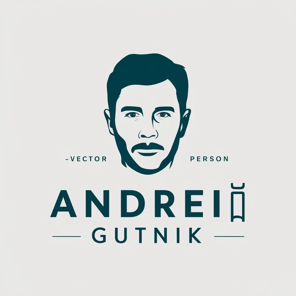 LOGO-Design-for-Andrei-Gutnik-Vector-Logo-with-Clear-Background-and-Person-Symbol