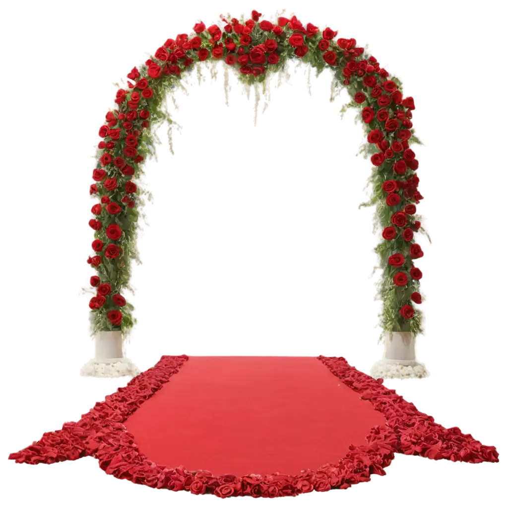 HeartShaped-Red-Rose-Floral-Arch-Decor-PNG-Elegant-Ceremony-Entrance-Design