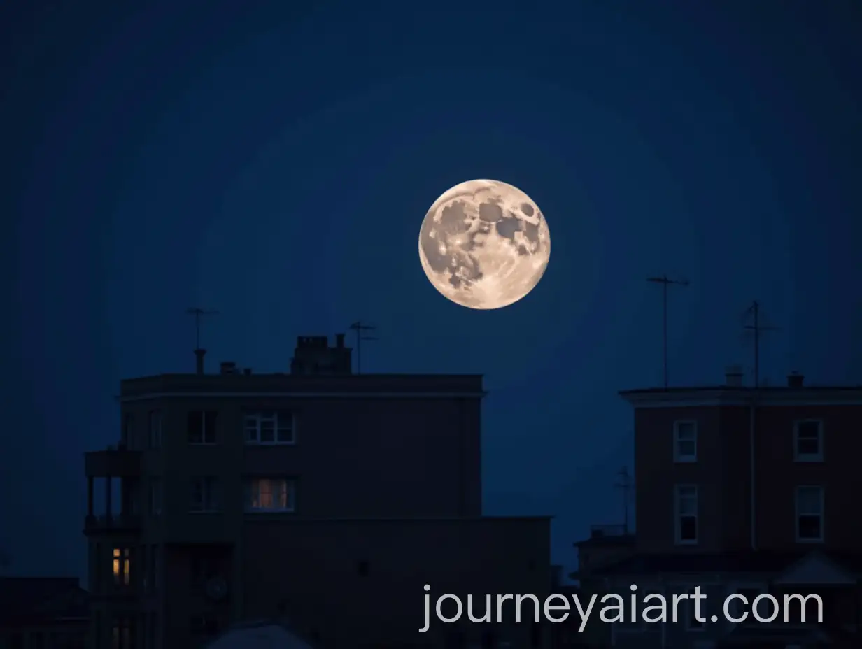 Beautiful-Moonlit-Night-with-Urban-Building-Background
