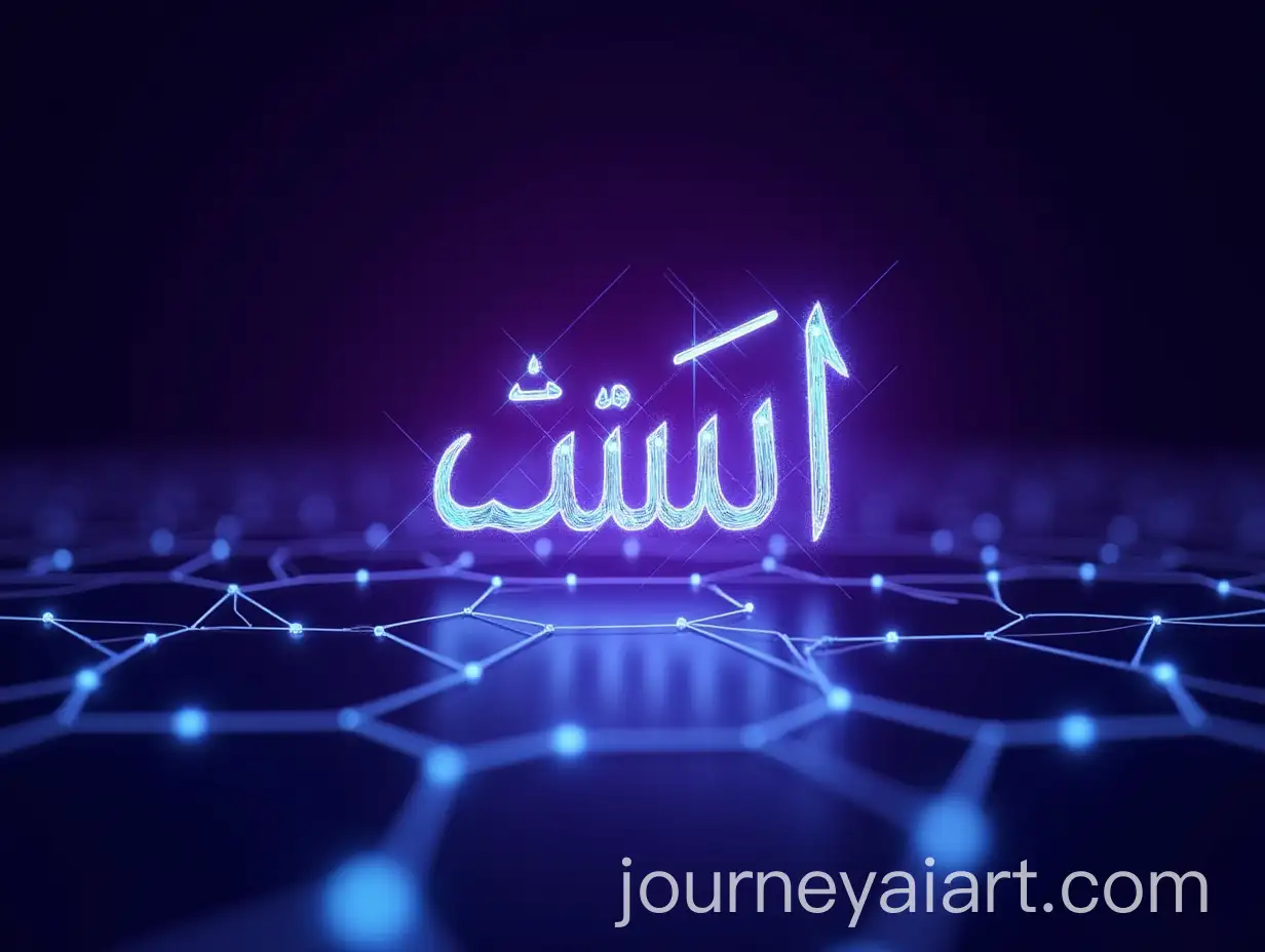Digital-Quran-Lettering-in-Arabic-with-Futuristic-Geometric-Design