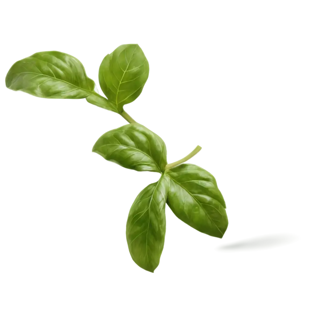 Basil-Herb-Falling-from-Sky-PNG-with-Blurr-EffectAI-Art-Prompt-SEO-High-Quality-Image-for-Creative-Projects
