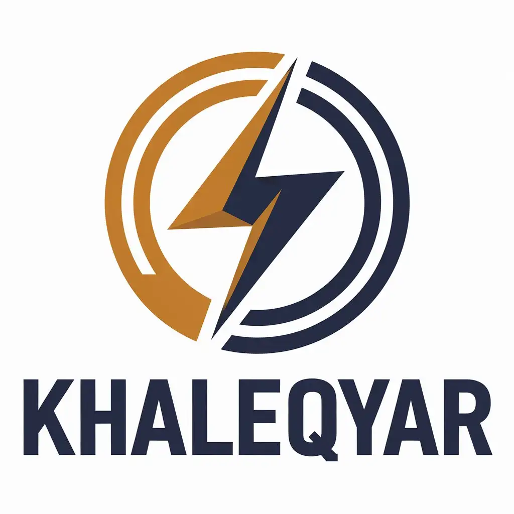 LOGO Design for KHALEQYAR Technology Theme with Modern Clean Style for the Tech Industry