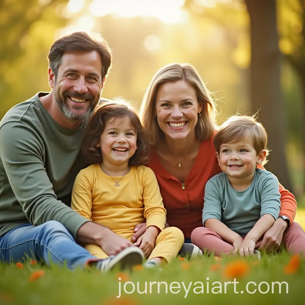 Healthy-Family-Enjoying-Spring-Outdoors