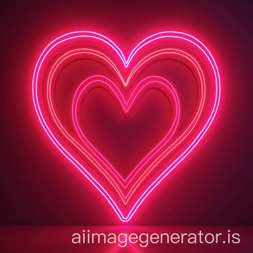 Neon-Red-and-Pink-LoveThemed-Art-with-Bold-Vibrancy