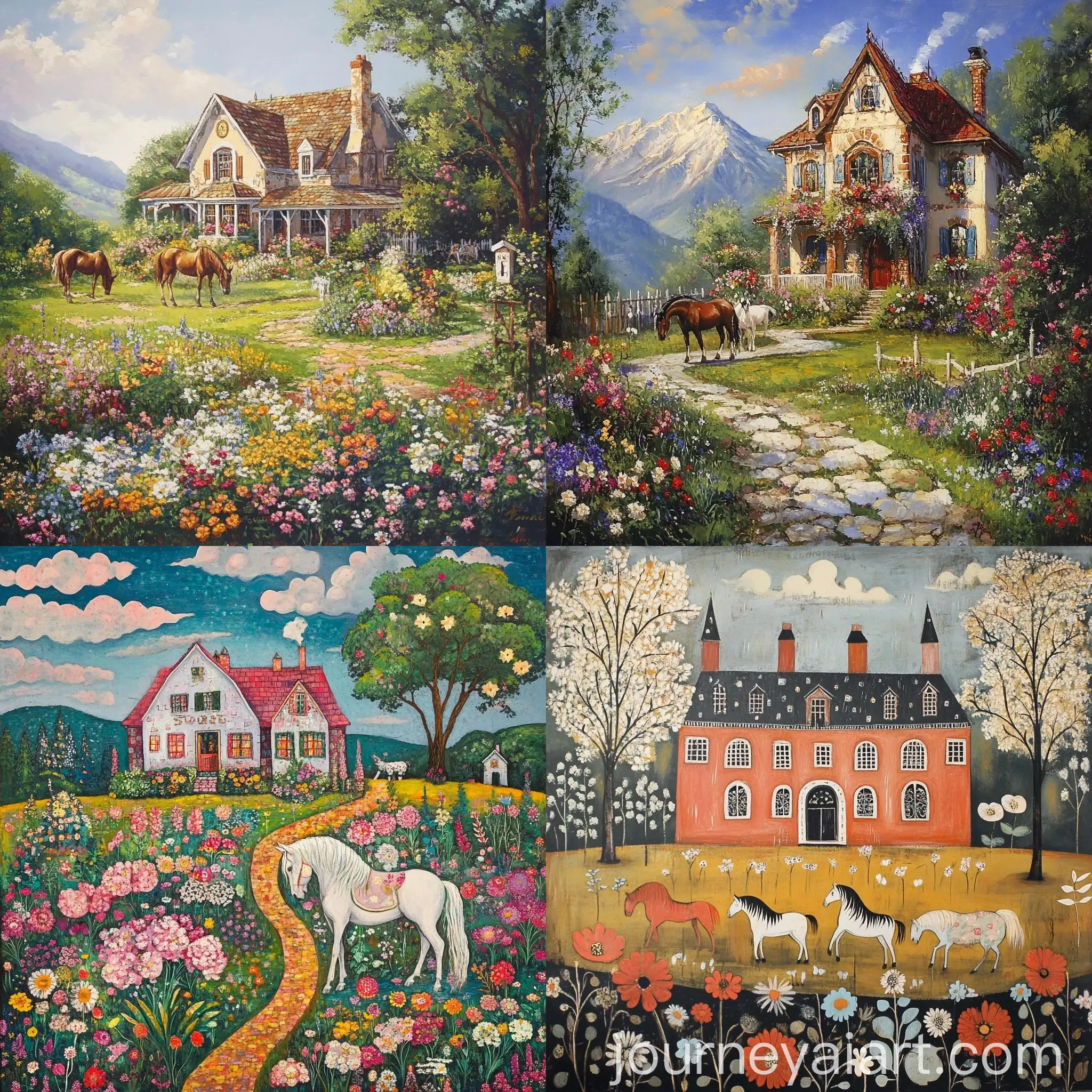 Spacious-Country-Estate-with-Blossoming-Gardens-and-Majestic-Horses