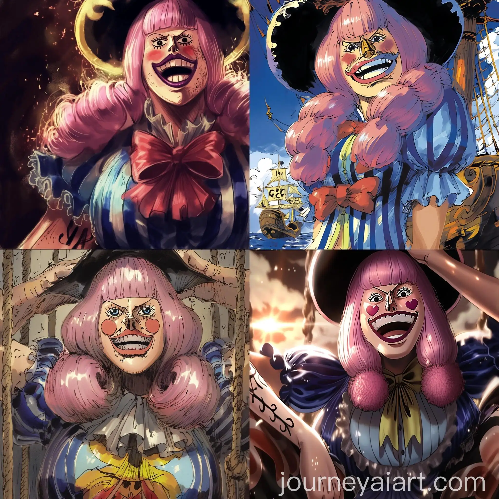 Painted-Manga-Pirate-Character-from-One-Piece-Series