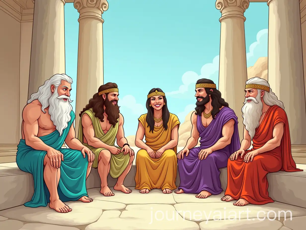 Greek-Gods-Conversing-in-a-Majestic-Olympus-Temple