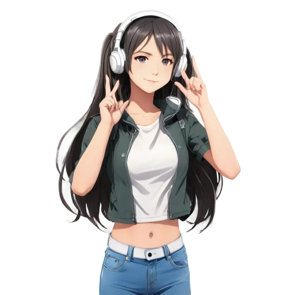 Anime-Girl-with-Headphones-Half-Body-PNG-Image-for-Creative-Projects