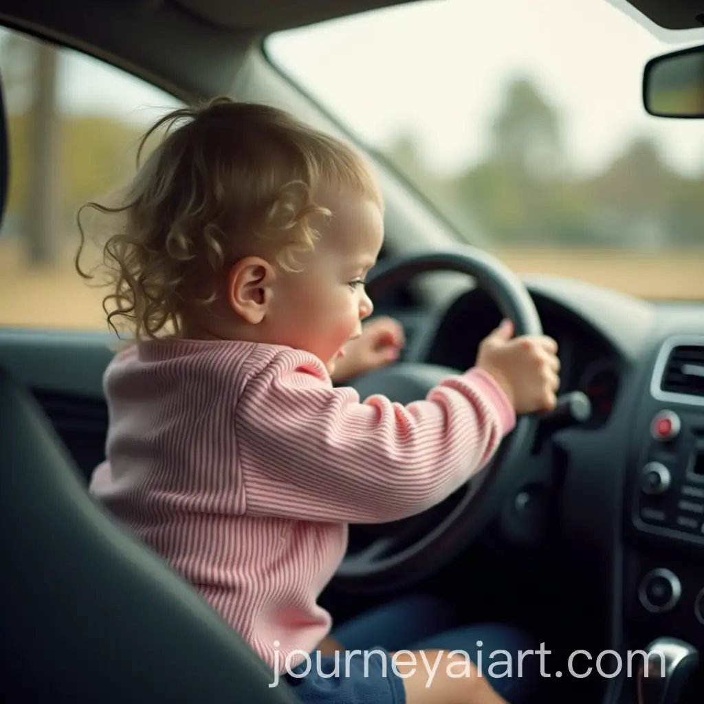 Adorable-Baby-Driving-a-Toy-Car