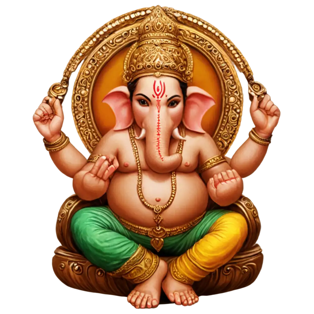 Lord-Ganesha-PNG-Image-Symbolic-Representation-of-Wisdom-and-Prosperity