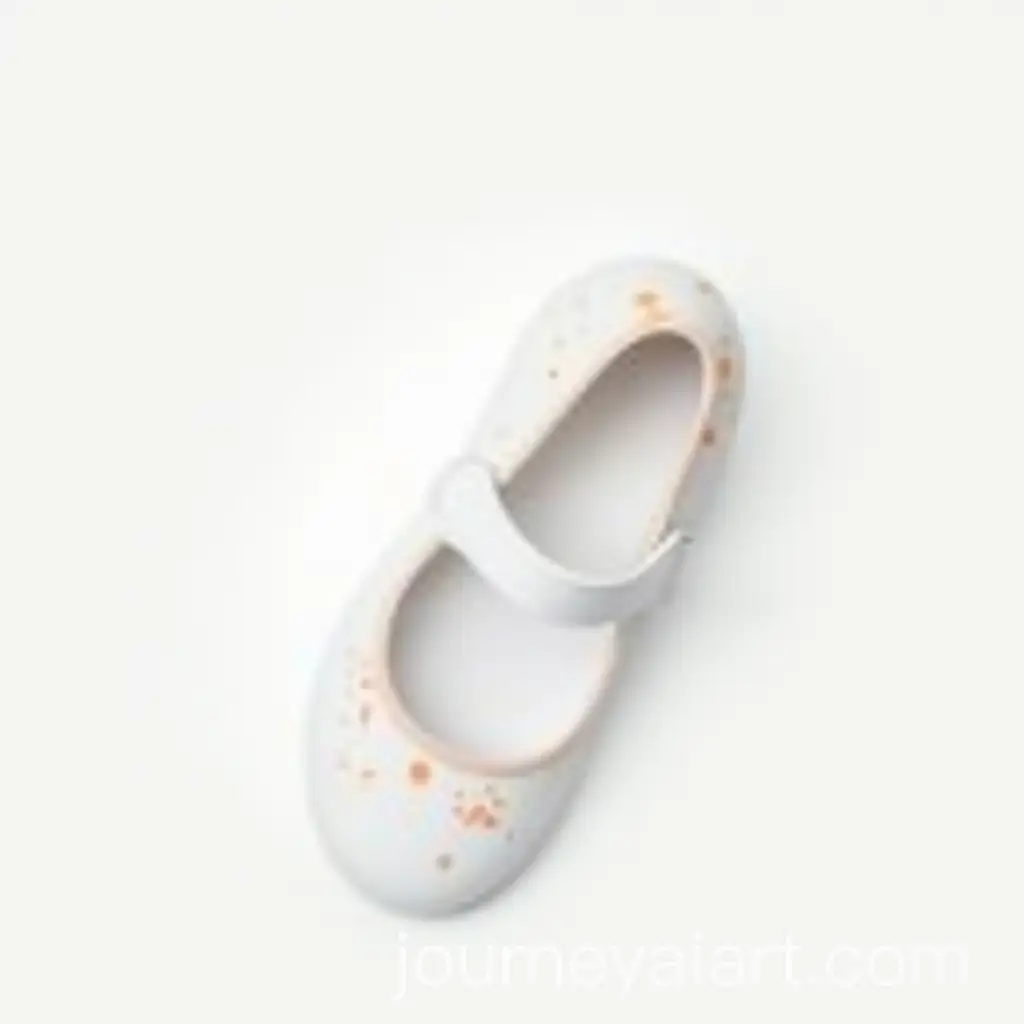Minimalist-White-Shoe-with-Orange-Details-on-White-Background