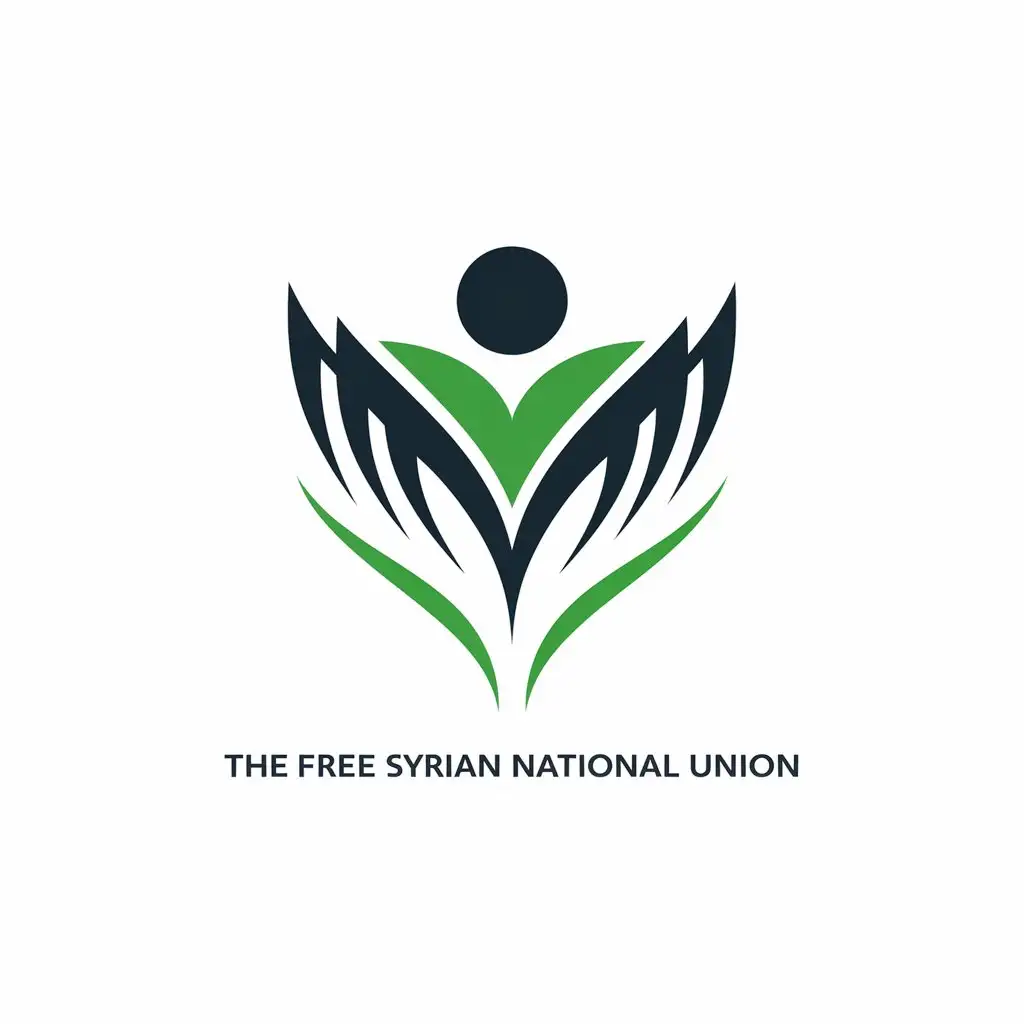 LOGO Design for The Free Syrian National Union Human Symbol with Moderate Style and Clear Background