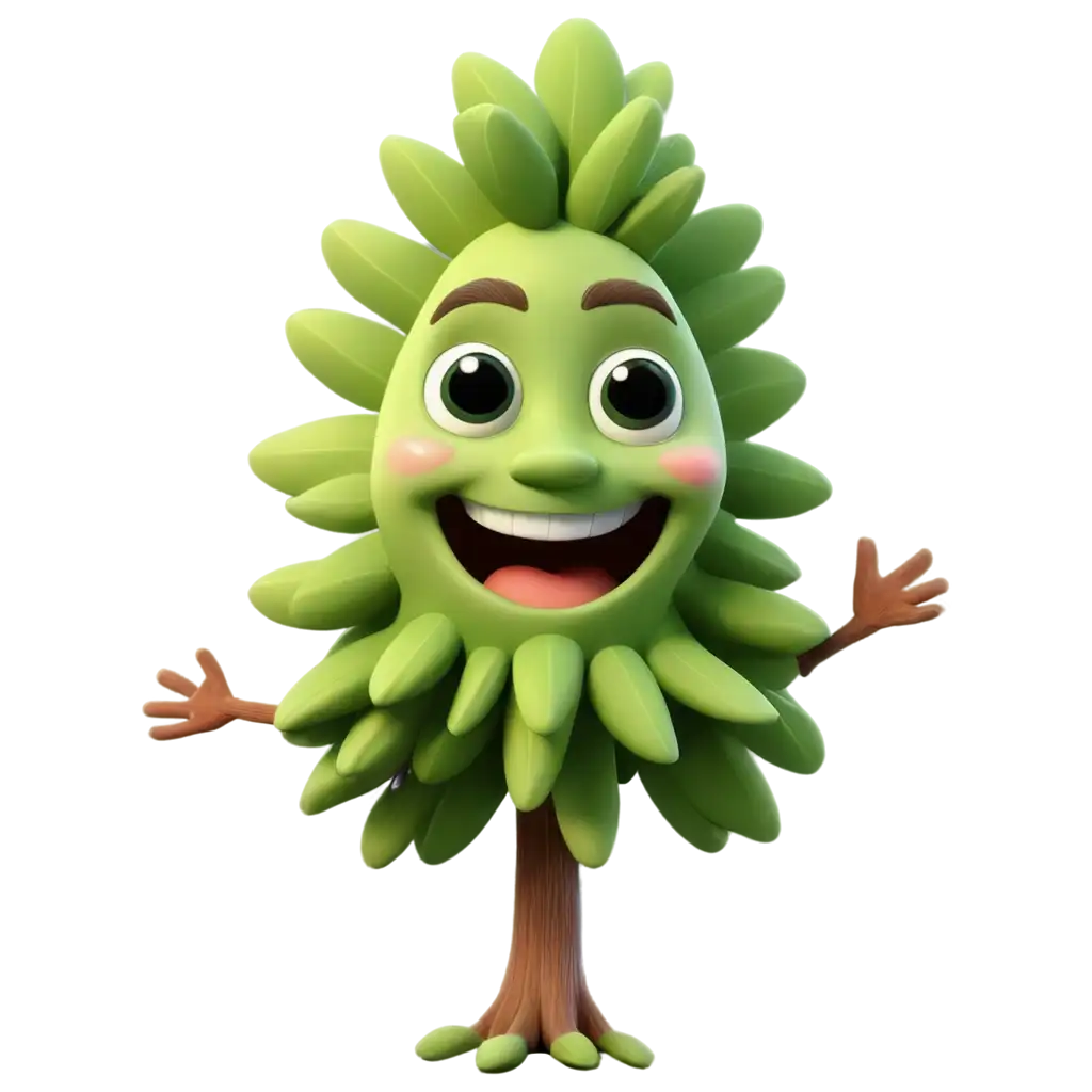 3D-Cartoon-Tree-PNG-A-Whimsical-FullBody-Image-with-a-Smiling-Face