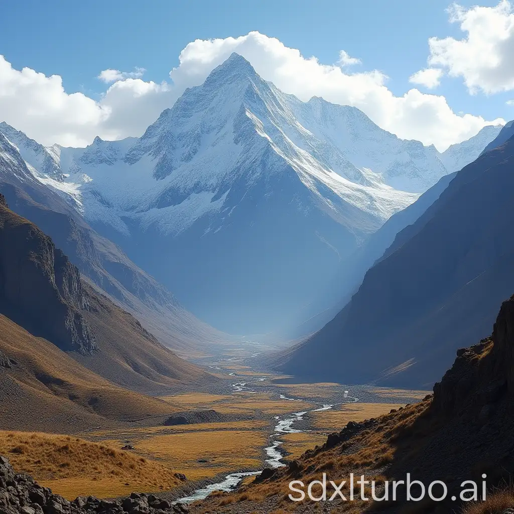 Andean-Apacheta-on-Mountain-Pass-Overlooking-Peru-Valleys