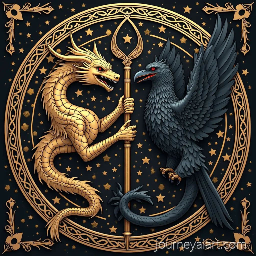Cosmic-Dragon-and-Raven-in-Mystical-Sigil