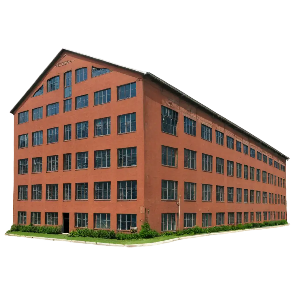 HighQuality-PNG-Image-of-a-Textile-Mill-Building-for-Versatile-Applications