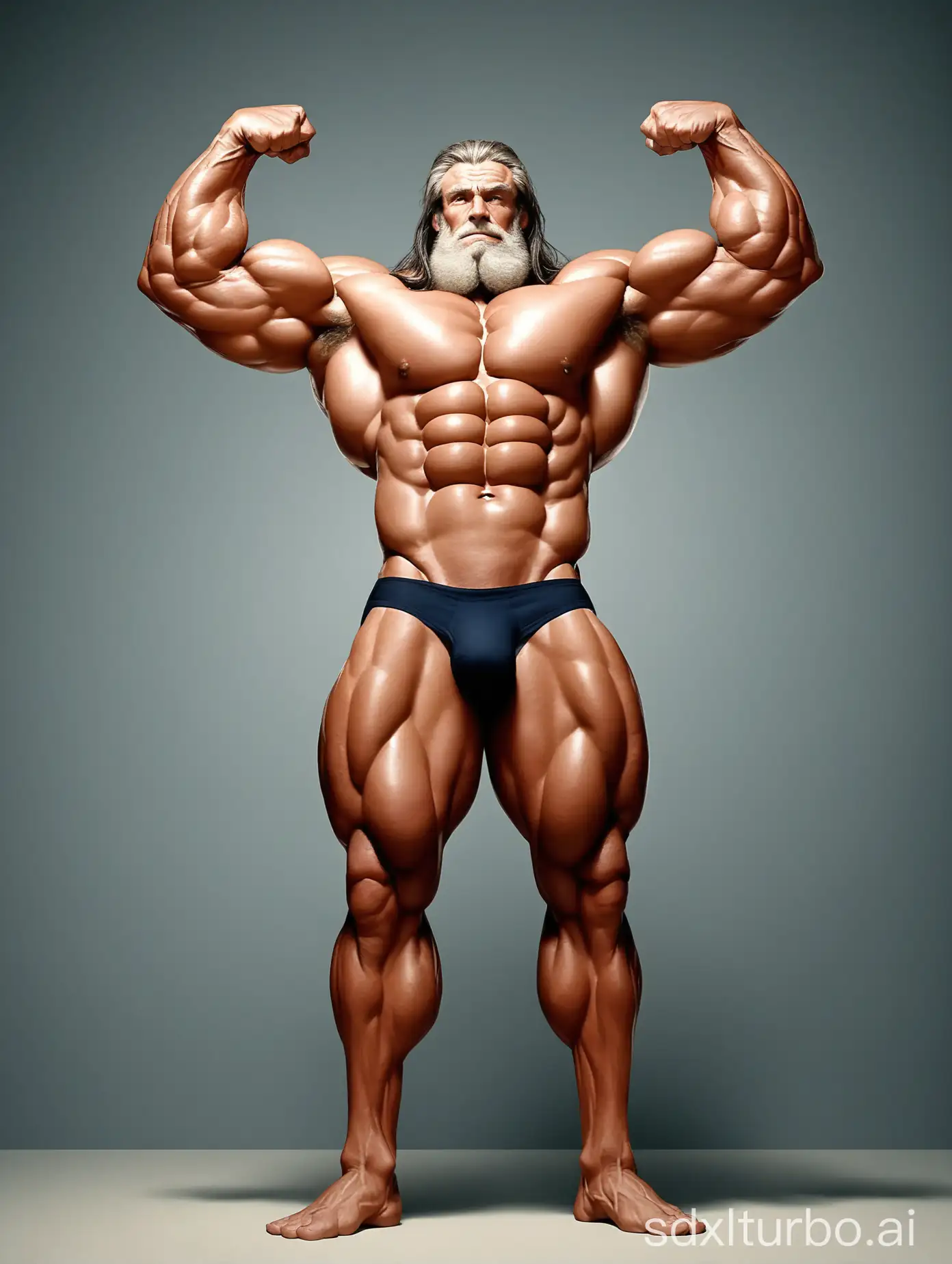 Imposing-Elderly-Giant-Showcasing-His-Muscular-Physique