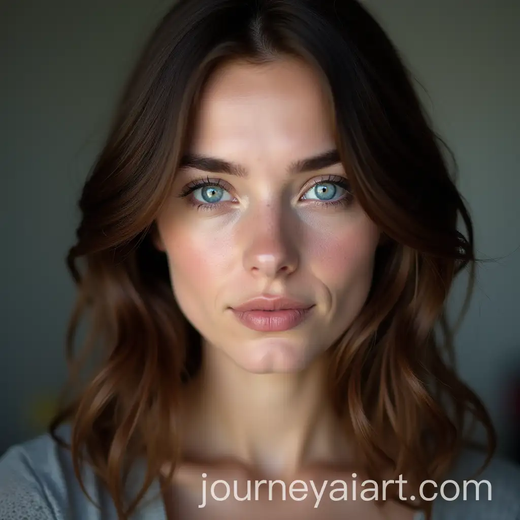 Portrait-of-a-YoungAI-Image-Prompt-Expansion-Caucasian-Woman-with-Blue-Eyes-and-Brown-Hair