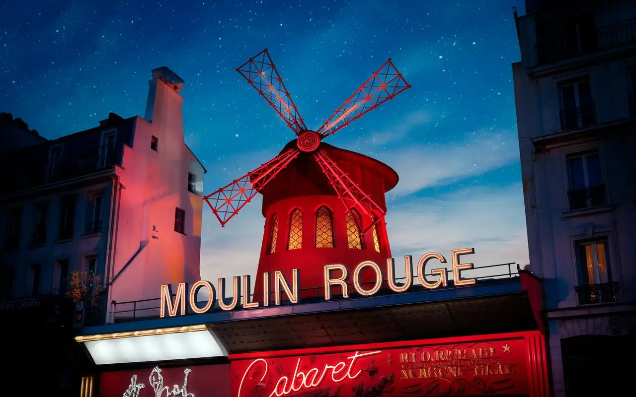 Vibrant-Moulin-Rouge-Cabaret-Performance-with-Dazzling-Costumes-and-Lights