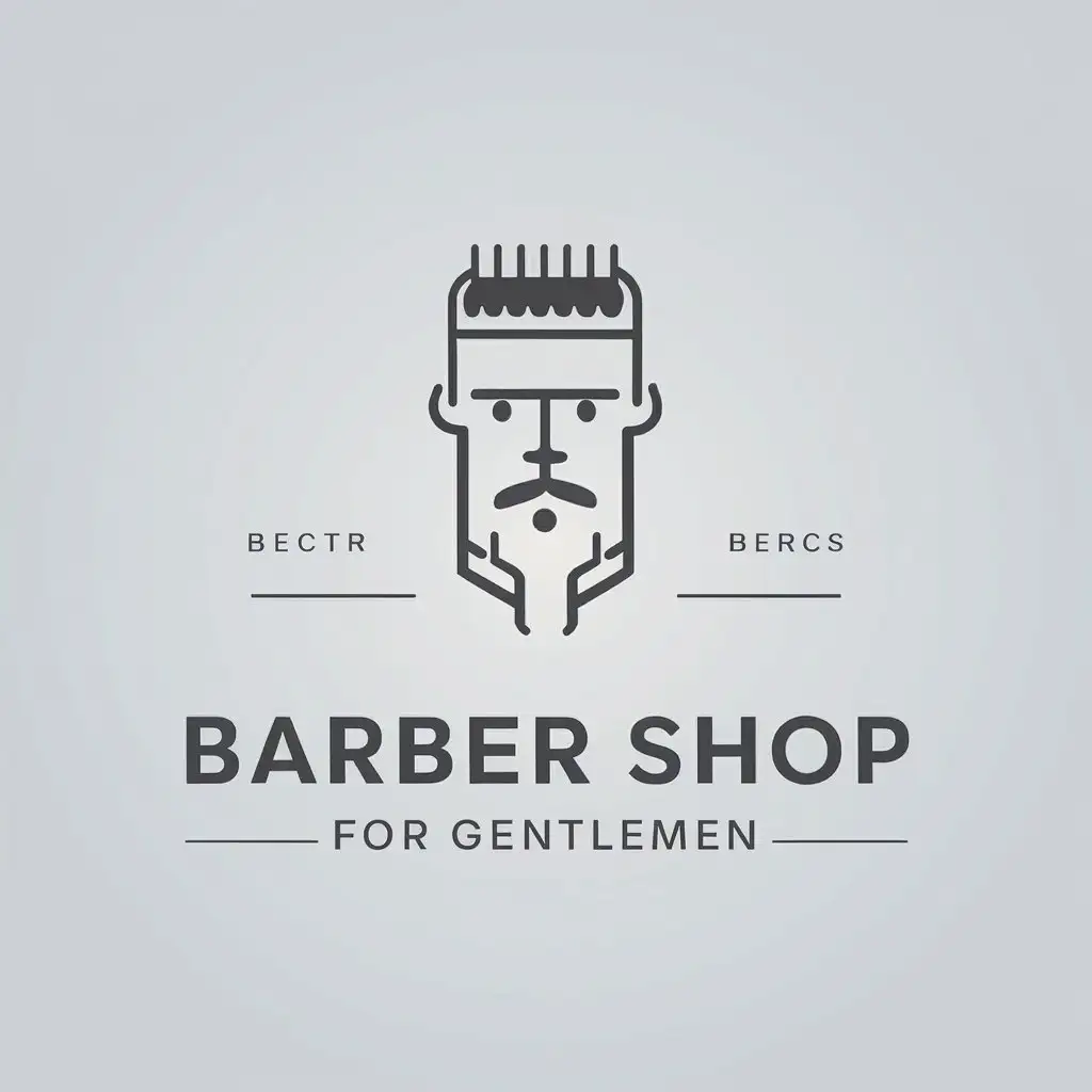 LOGO-Design-For-E-M-Minimalistic-Barber-Shop-Logo-for-Gentlemens-Beauty-Spa